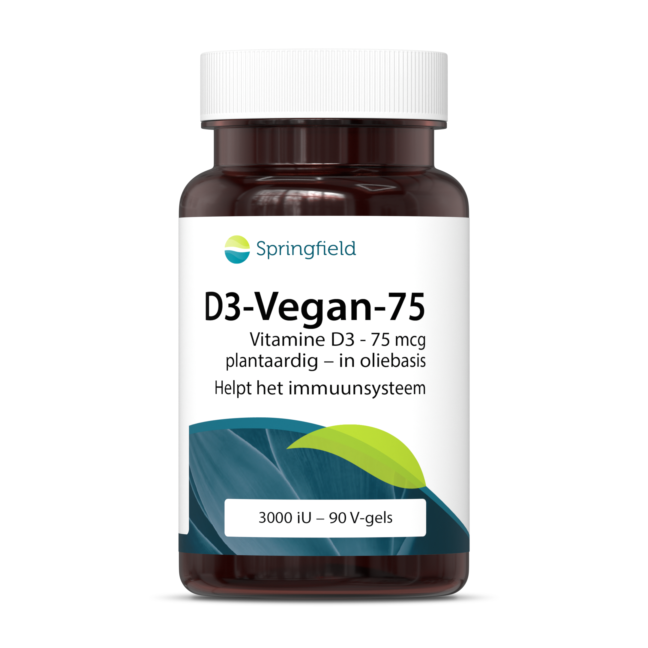D3-Vegan-75 vit. D3 75 mcg (3000 iU) 90 V-gels