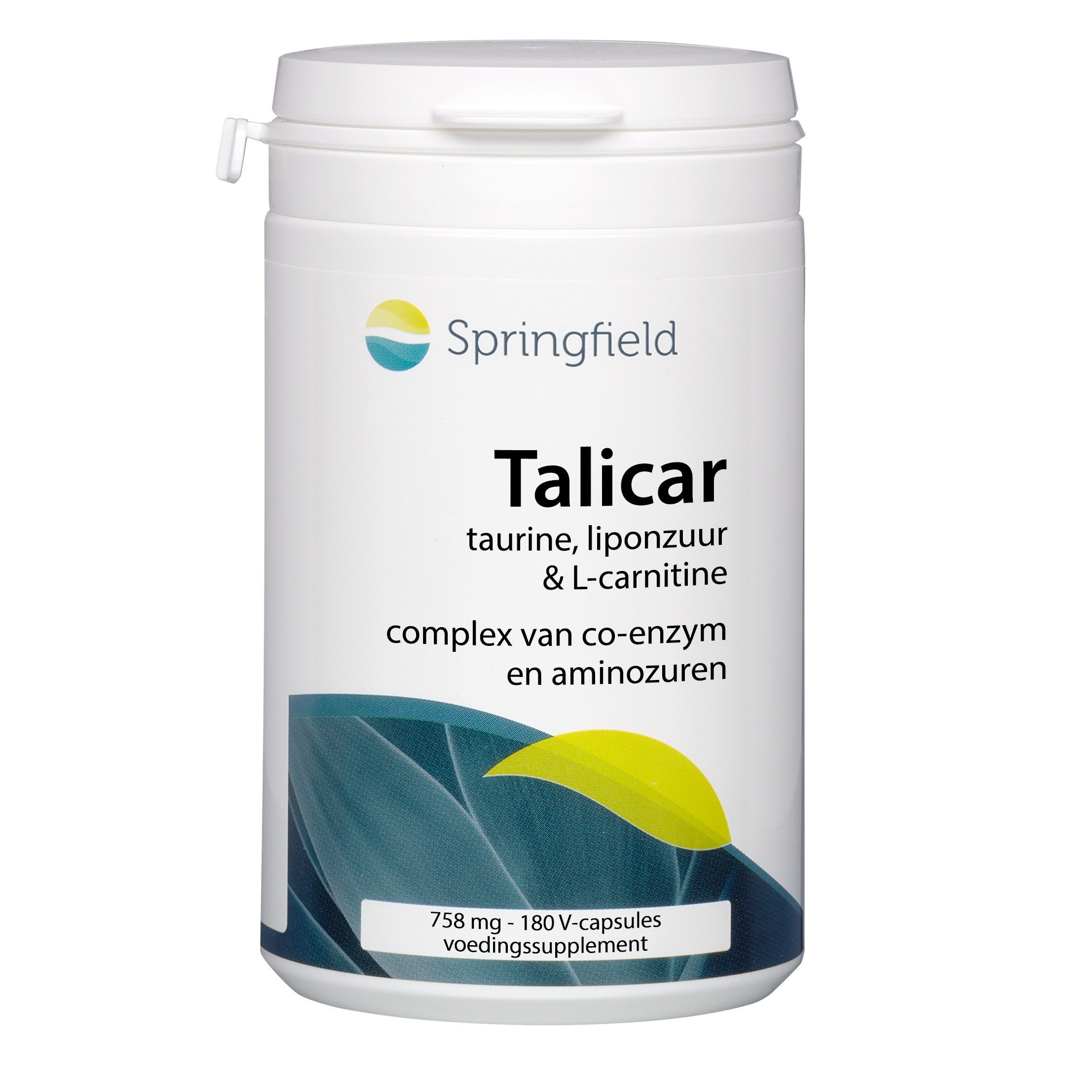 Talicar l-carnitine/taurine/liponzuur 180 v-caps