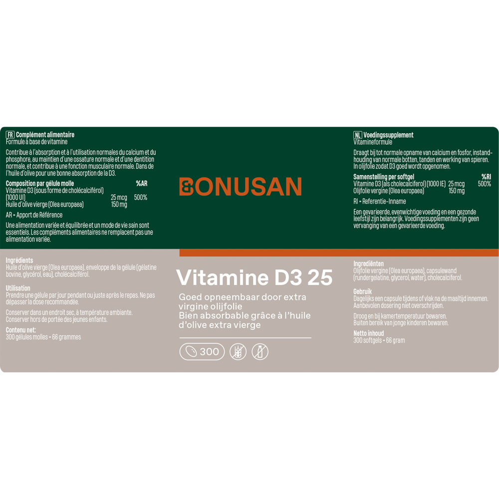 Vitamine D3 25