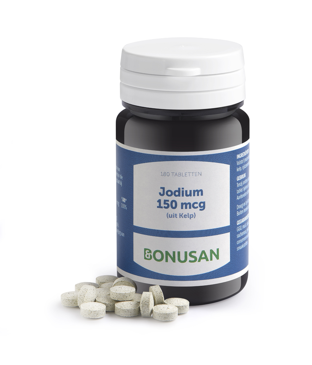 Jodium 150 mcg (uit Kelp)