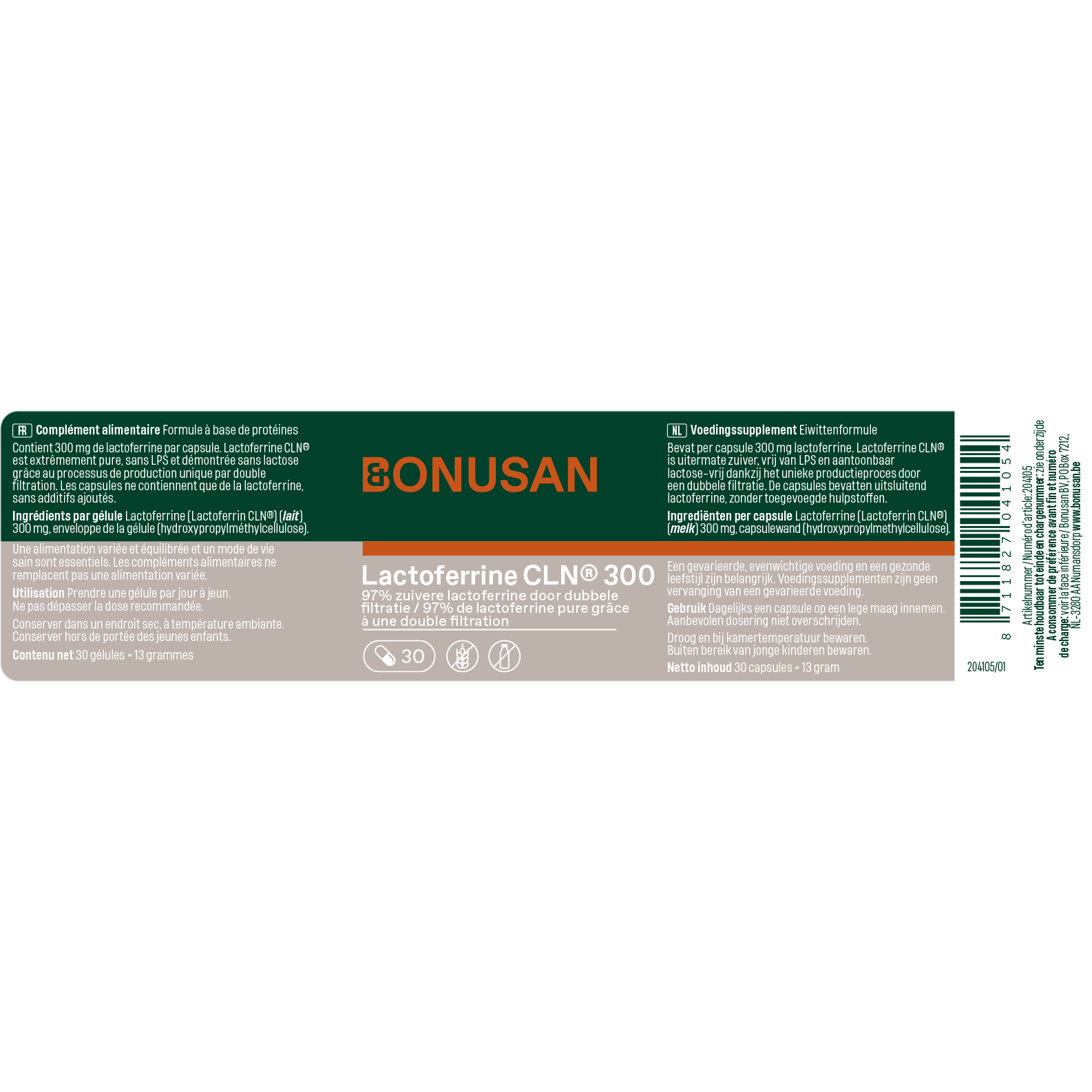 Lactoferrine CLN® 300