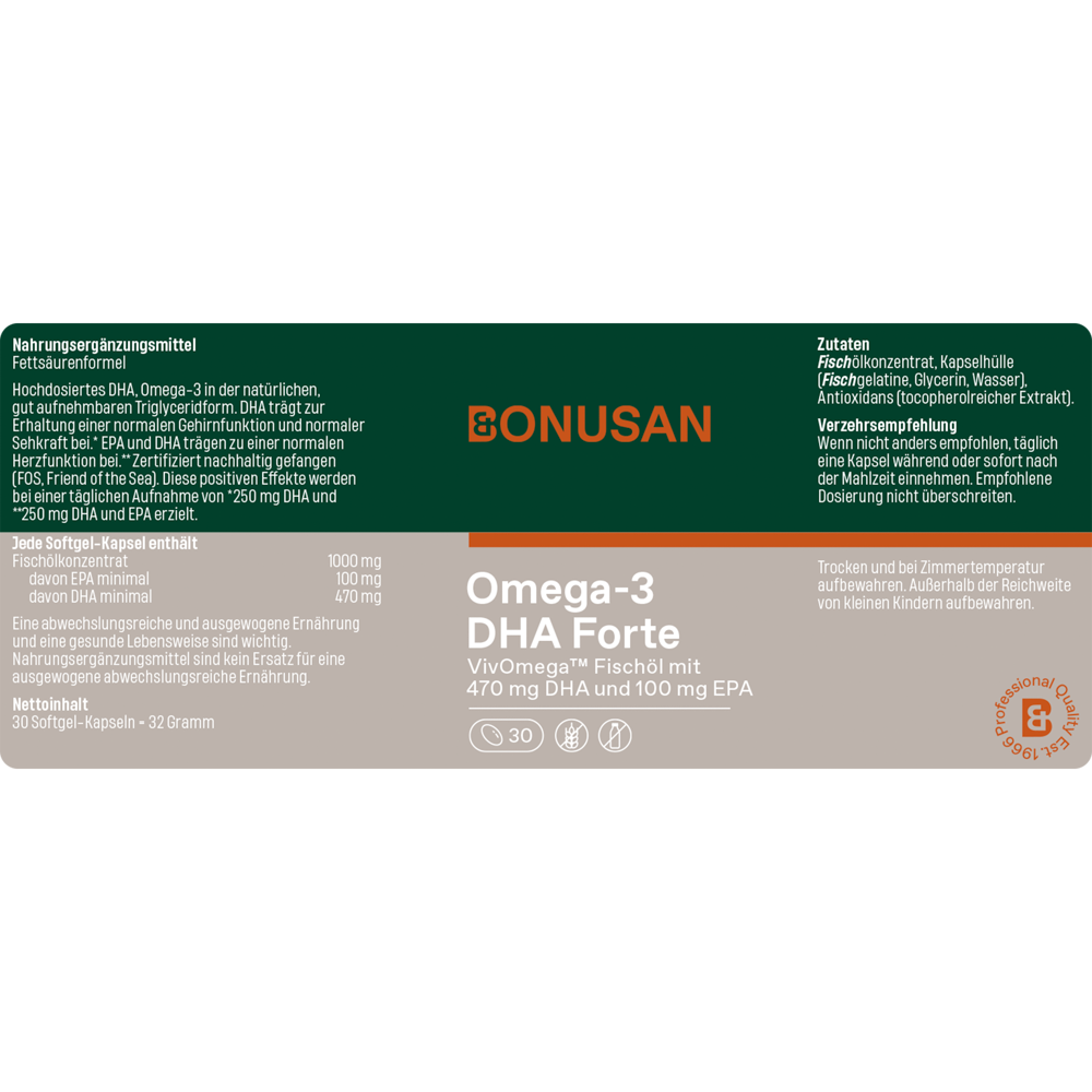 Omega-3 DHA Forte
