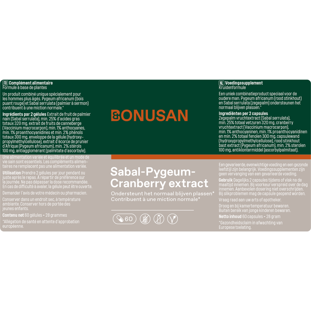 Sabal-Pygeum-Cranberry extract