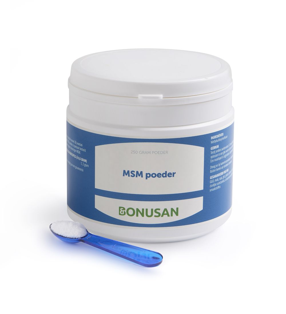 MSM poeder NL 250 gram 0853 Bonusan
